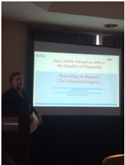 Dr. Anna Vysotskaya presented her Research Papers at American Accounting Association Annual Meeting 2017