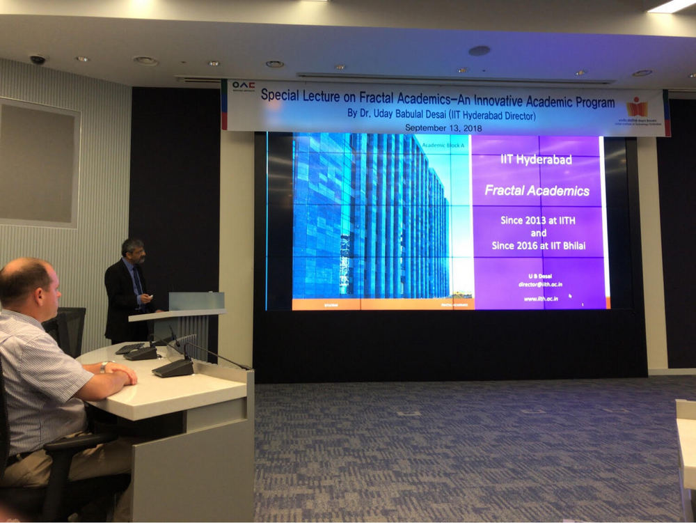 Special Lecture by Dr. Uday Babulal (from IIT Hyderabad Director)